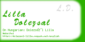 lilla dolezsal business card